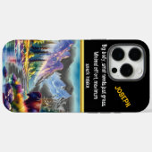 山の穏やかな川のバッファロー Case-Mate iPhoneケース (裏面 (横))