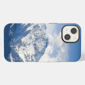 山の空の雪雲 iPhoneケース (裏面横)