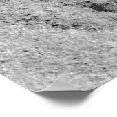 山の空中眺め ポスター (角)