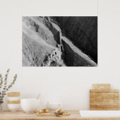 山の空中眺め ポスター (キッチン)