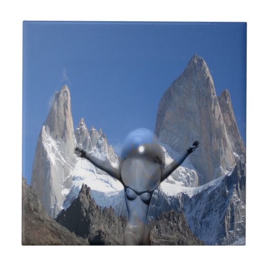 山の空気 タイル (正面)