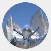 山の空気 ラウンドシール (正面)