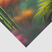 山の竹林に棲むジャイアントパンダ 薄葉紙 (詳細)