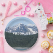 山の紙皿 ペーパープレート (パーティー)