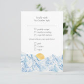 山の素朴な水彩画 RSVP (スタンド正面)