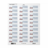 山の結婚ピンクの野草牧草地ほこりっぽい青 ラベル (フルシート)