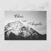 山の結婚下の白と黒 エンクロージャーカード (裏面)