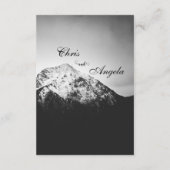 山の結婚下の白と黒 エンクロージャーカード (裏面)