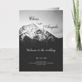 山の結婚下の白と黒 プログラム