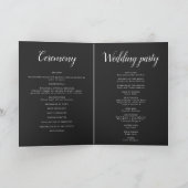 山の結婚下の白と黒 プログラム (内部)