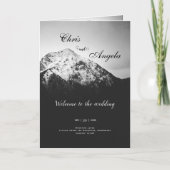 山の結婚下の白と黒 プログラム (正面)