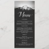 山の結婚下の白と黒 メニュー (正面)