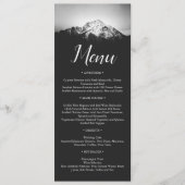 山の結婚下の白と黒 メニュー (正面)