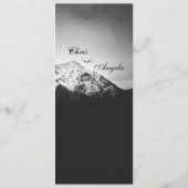 山の結婚下の白と黒 メニュー (裏面)