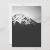 山の結婚下の白と黒 招待状 (裏面)