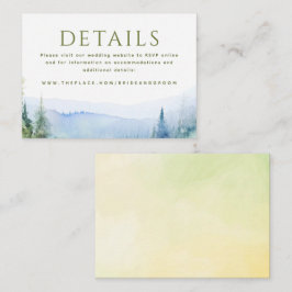 山の結婚詳細小型エンクロージャカード エンクロージャーカード