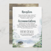 山の結婚詳細情報 エンクロージャーカード (正面/裏面)