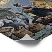 山の羊飼い娘の小屋 ポスター (角)