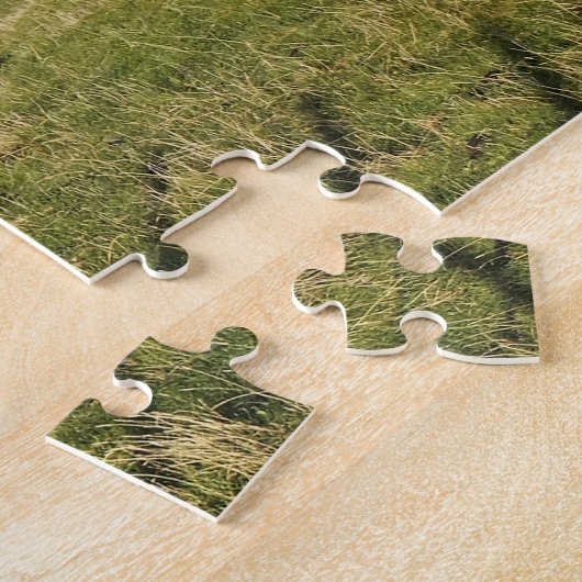 山の羊 ジグソーパズル (側面)