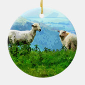 山の羊 セラミックオーナメント (裏面)