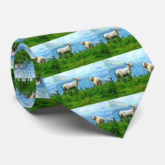 山の羊 ネクタイ (ロール)