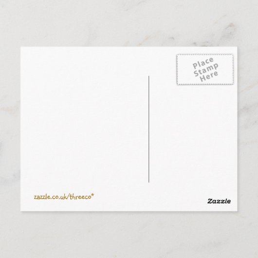 山の羊 ポストカード (裏面)