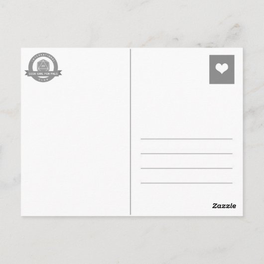 山の美学はがき ポストカード (裏面)