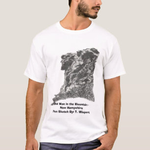 山の老人-ニューハンプシャー-ペンSket Tシャツ
