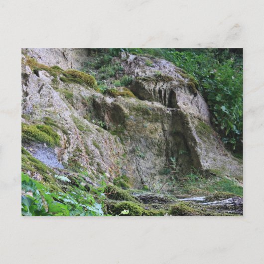 山の老人 ポストカード (正面)