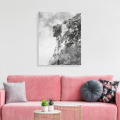 山の老人、1901。ヴィンテージ写真 キャンバスプリント (インサイチュ (リビング))