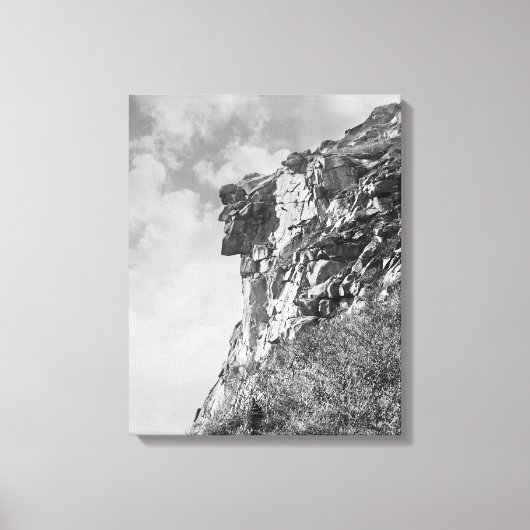 山の老人、1901。ヴィンテージ写真 キャンバスプリント (正面)