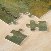 山の老人NH水彩画ポスター ジグソーパズル (側面)