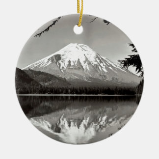山の聖者Helensおよびspirit湖 セラミックオーナメント