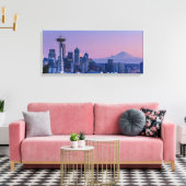 山の背後にレイニア。 キャンバスプリント (インサイチュ (リビング))