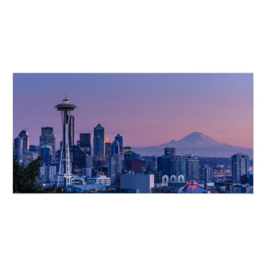 山の背後にレイニア。 ポスター (正面)