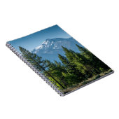 山の背景の針葉樹 ノートブック (右側)