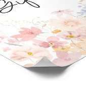 山の花が本や贈り物を運んでいる ポスター (角)