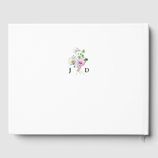 山の花の庭は幸いにも結婚の後 ゲストブック (裏面)