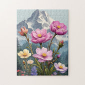 山の花 ジグソーパズル (縦)