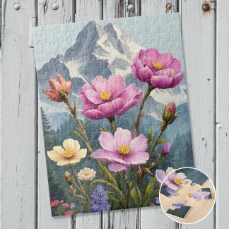 山の花 ジグソーパズル
