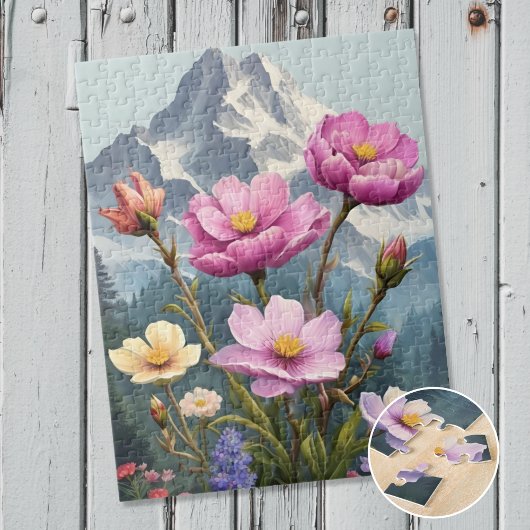 山の花 ジグソーパズル