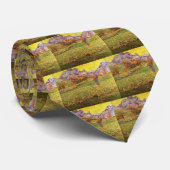 山の草原 ヴィンセント・ヴァン・ゴッホ ネクタイ (ロール)