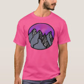 山の袖 Tシャツ (正面)
