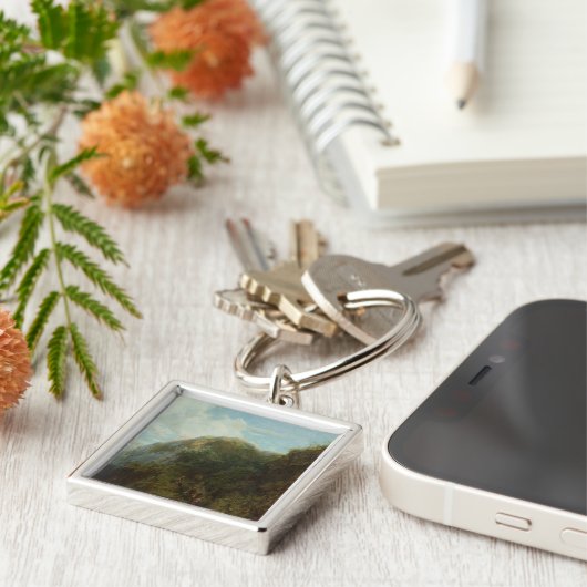 山の観光客 キーホルダー (側面)