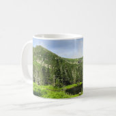 山の谷の小さな池 コーヒーマグカップ (正面左)