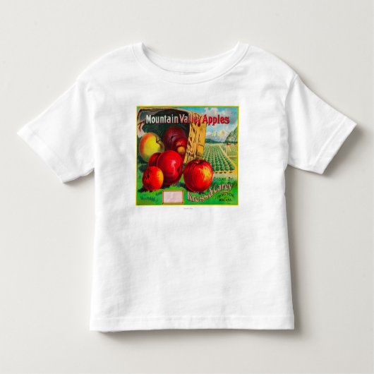 山の谷Apple LabelHamilton、MT トドラーTシャツ (正面)