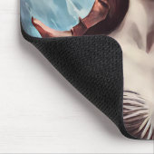 山の赤い魔女ファンタジー マウスパッド (コーナー)