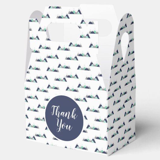 山の赤ちゃんシャワーお願いボックス フェイバーボックス (オープン)