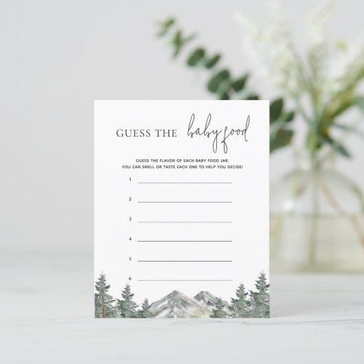 山の赤ちゃんシャワー推測ベビー食品ゲーム (スタンド正面)