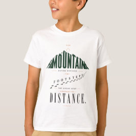 山の足音 ディスタンス 引用 Tシャツ